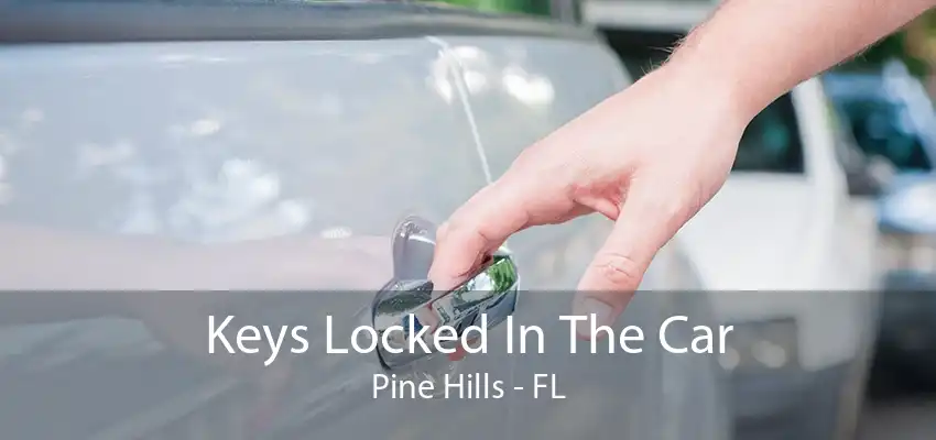 Keys Locked In The Car Pine Hills - FL